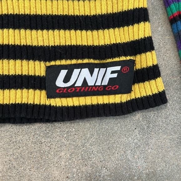 UNIF Rainbow Striped Crop Top - Picture 3 of 9